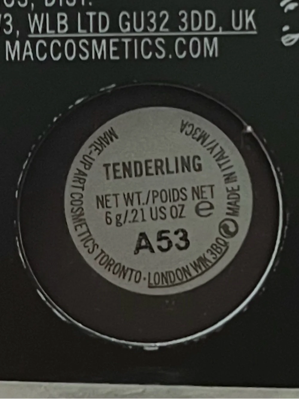 🔥⭐️NEW MAC TENDERLING Pro Blush Refil (HTF ). LIGHTLY SWATCH. SEND OFFERS